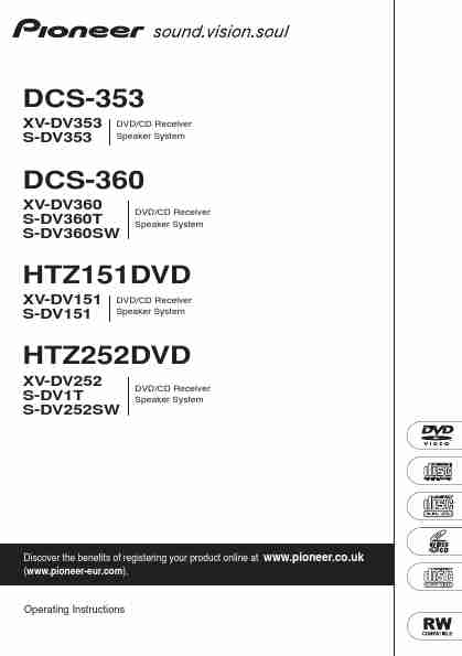 Pioneer Car Stereo System DCS-353-page_pdf